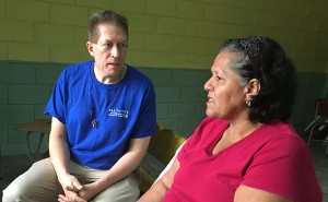 All Saints, Beverly Hills volunteer physicians, nurses and interpreters at a health fair held at the San Pedro Sula clinic.