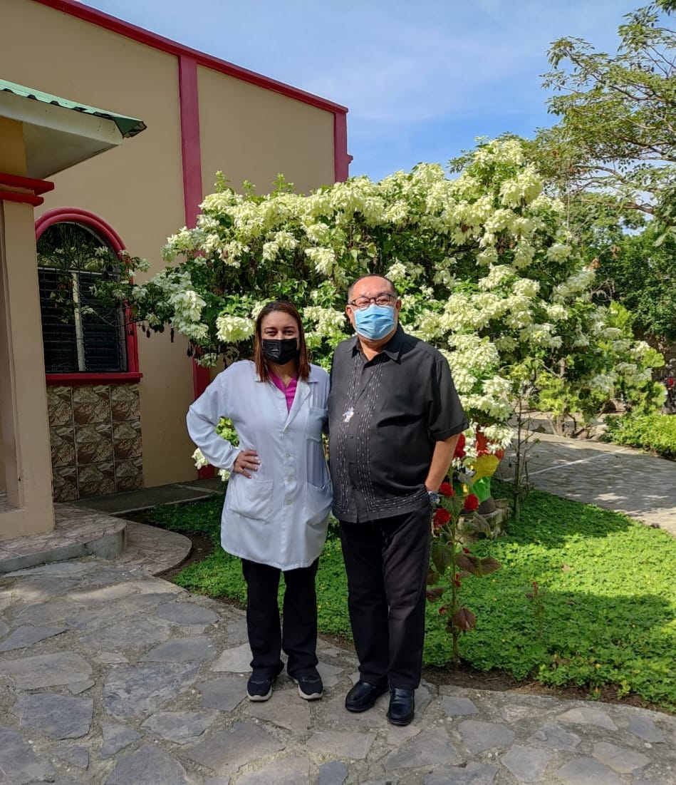 Dr. Gina Meza and Director Pascual Torres